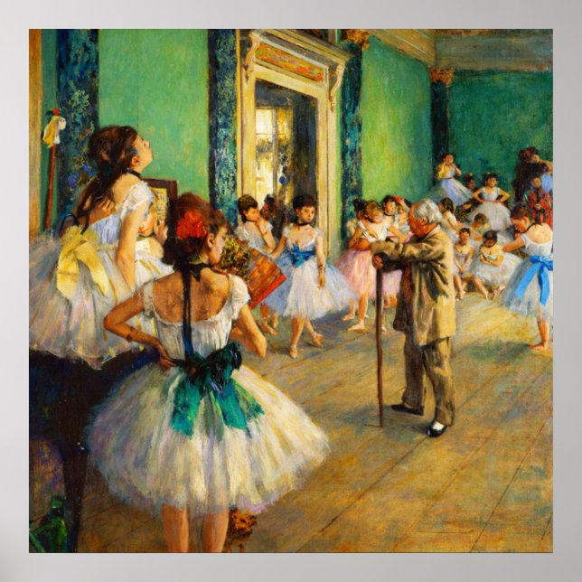 Baletten by Edgar Degas Poster (Framsidan)