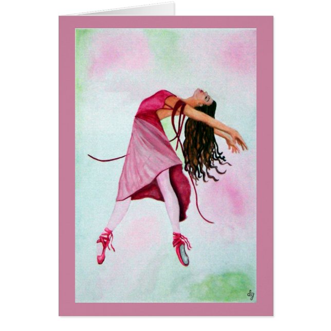 Baletten Hälsningskort (Framsidan)