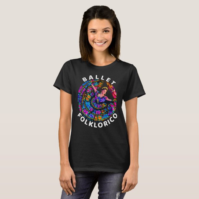 Balettfolkloricoskjorta T Shirt (Hel framsida)