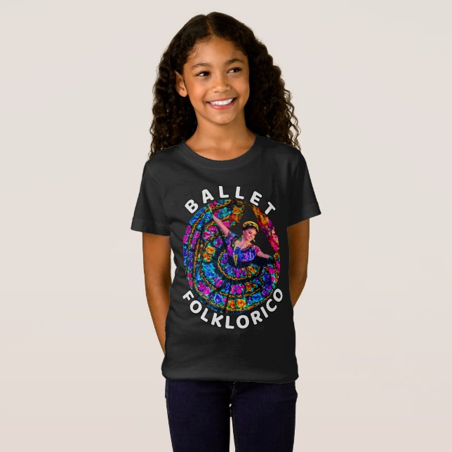 Balettfolkloricoskjorta T Shirt (Hel framsida)