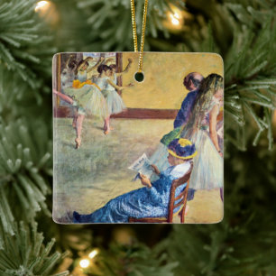 Balettklass, danshallen av Edgar Degas Julgransprydnad Keramik