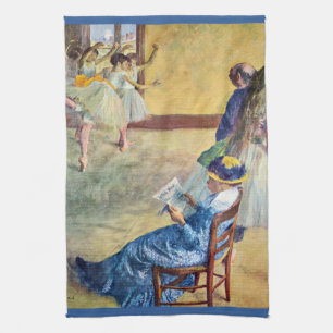 Balettklass, danssalongen av Edgar Degas Kökshandduk