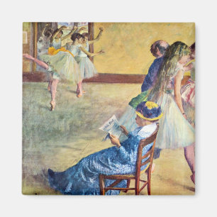 Balettklass, danssalongen av Edgar Degas Magnet