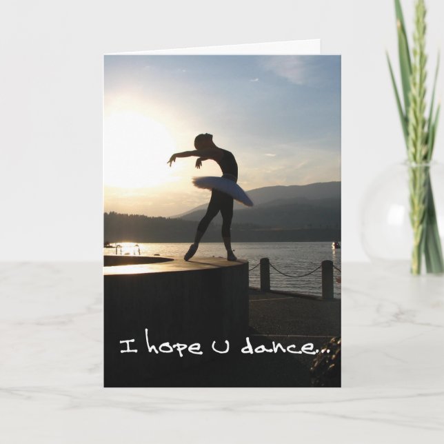 balettkort 1 kort (Framsida)