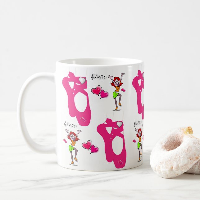 Balettmugg Kaffemugg (Med munk)