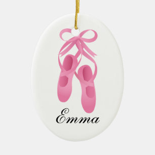 Balettprydnad Julgransprydnad Keramik