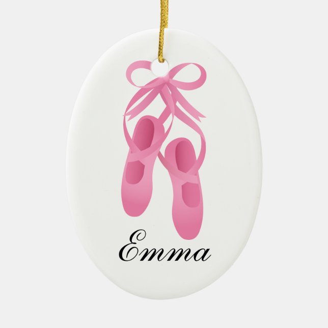 Balettprydnad Julgransprydnad Keramik (Framsidan)