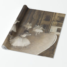 Balettrepetitionen arrangerar på Edgar Degas Presentpapper