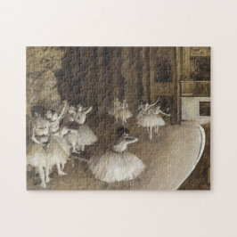 Balettrepetitionen arrangerar på vid Edgar Degas Pussel