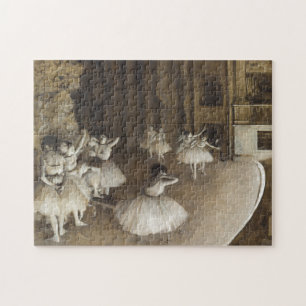 Balettrepetitionen arrangerar på vid Edgar Degas Pussel