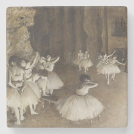 Balettrepetitionen arrangerar på vid Edgar Degas Stenunderlägg