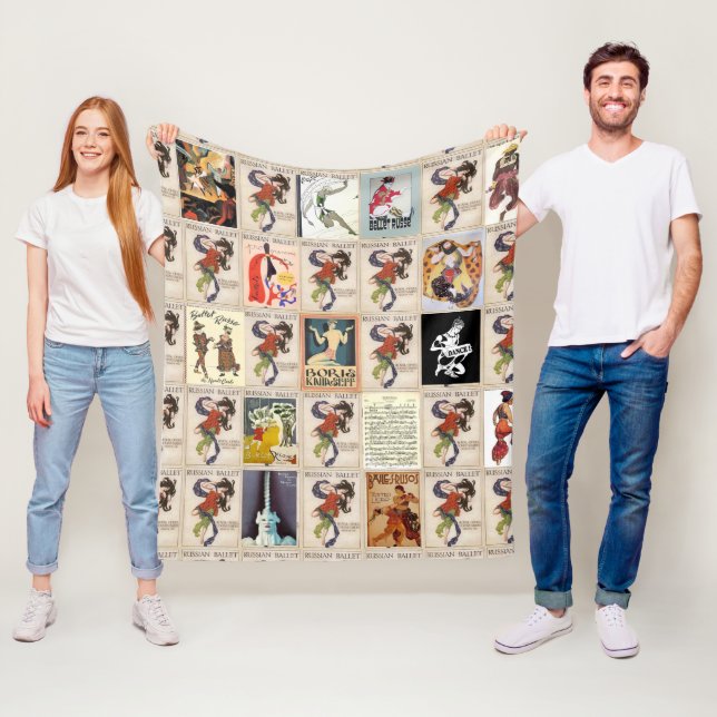 BalettRusse Montage Fleecefilt (På plats)