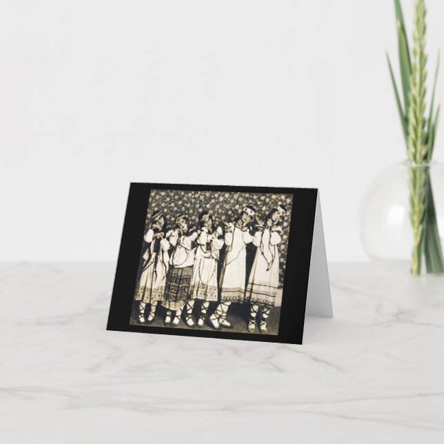 BalettRusses Rite av våren Kort (Framsida)