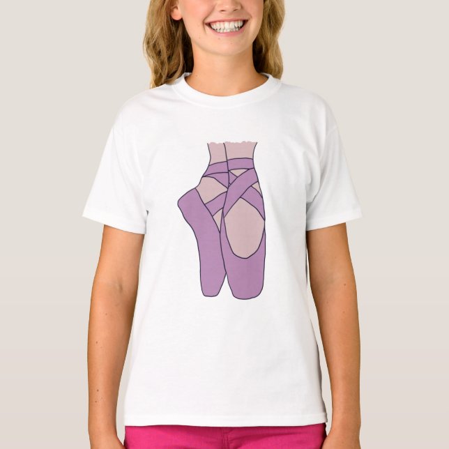 Balettschuhe T Shirt (Framsida)