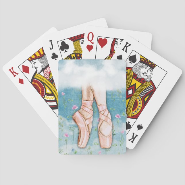 Baletttofflor Casinokort (Baksidan)