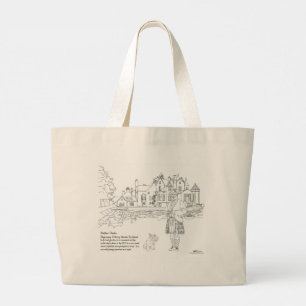 Balfour Castle Highland Gent Scottie Hund Handväsk Jumbo Tygkasse