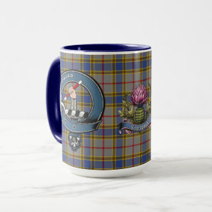 Balfour Klan Badge & Tartan Mugg