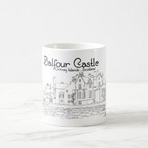 Balfour slott Skottland Kaffemugg