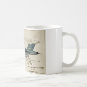 Bålgeting F-18 Kaffemugg