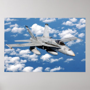 Bålgeting F/A-18 Poster
