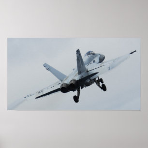 Bålgeting F/A-18 Poster