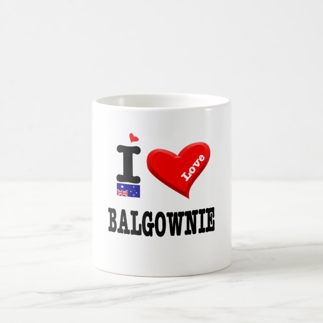 BALGOWNIE - I Kärlek Magnet Kaffemugg (Center)