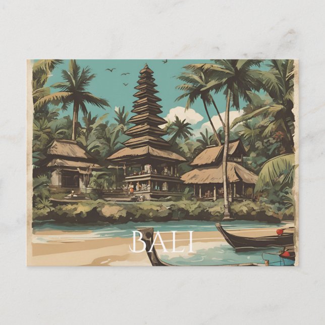 Bali 10 vykort (Framsida)