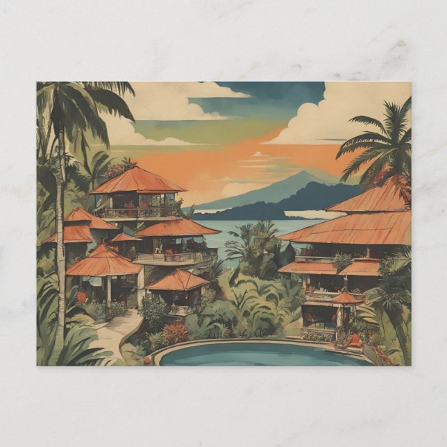 Bali 19 vykort (Framsida)