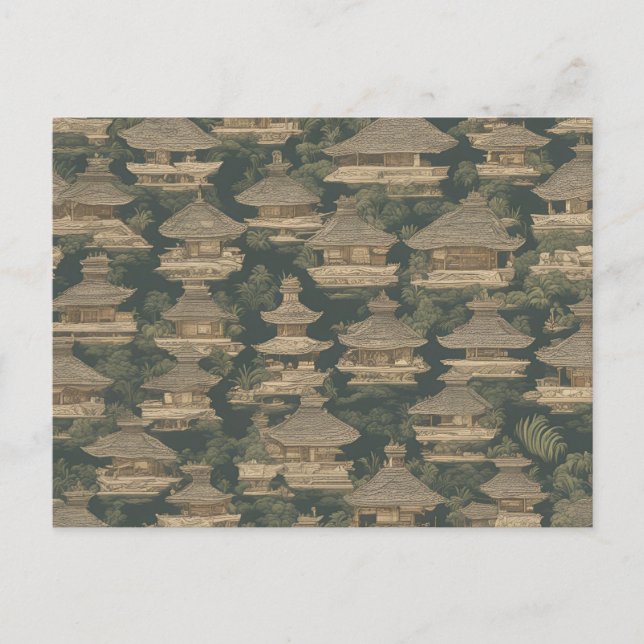 Bali 1) vykort (Framsida)