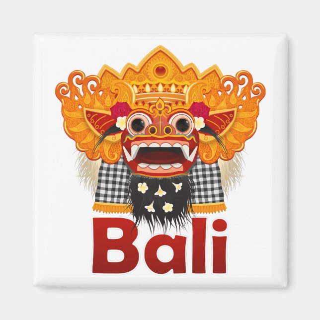 Bali Barong Magnet (Framsidan)