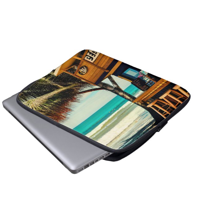 Bali Beach Cafe Bar Laptop Fodral (Framre botten)