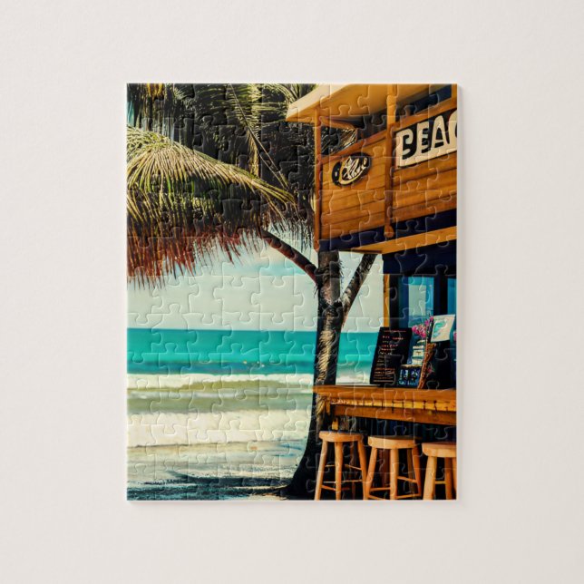 Bali Beach Cafe Bar Pussel (Vertikal)