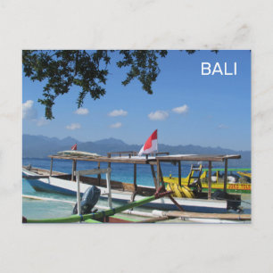 Bali Beach Indonesia Vykort