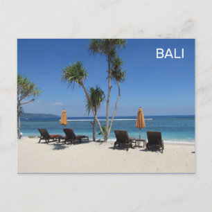 Bali Beach Indonesia Vykort