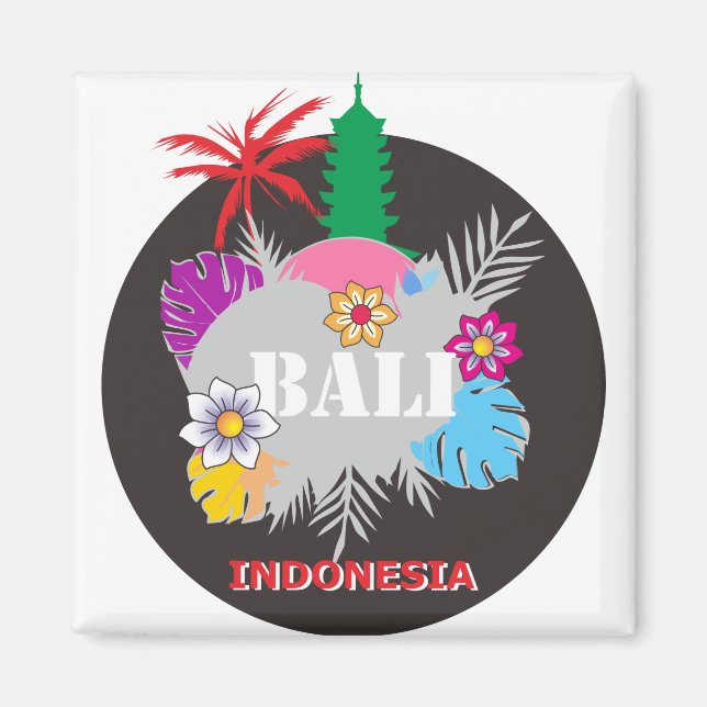 Bali Colorful Magnet (Framsidan)