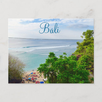 Bali Denpasar Beach Indonesia Vykort