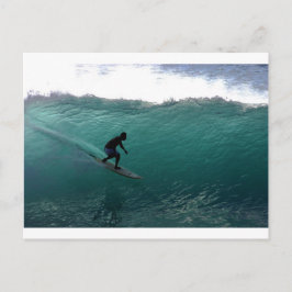 Bali för Surfing grönt Vykort