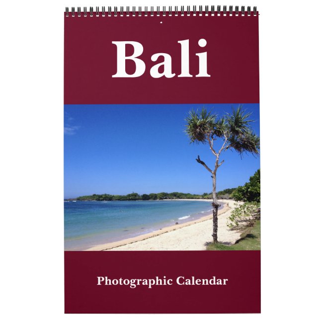Bali fotografering kalender (Omslag)