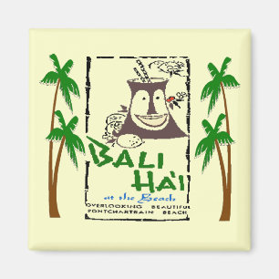 Bali Hai på den Pontchartrain stranden New Orlean Magnet