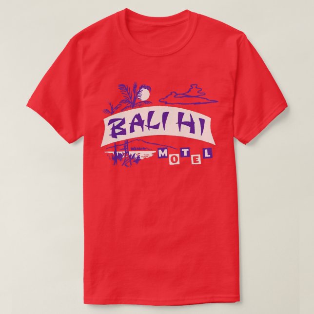 Bali Hi Motel T Shirt (Design framsida)