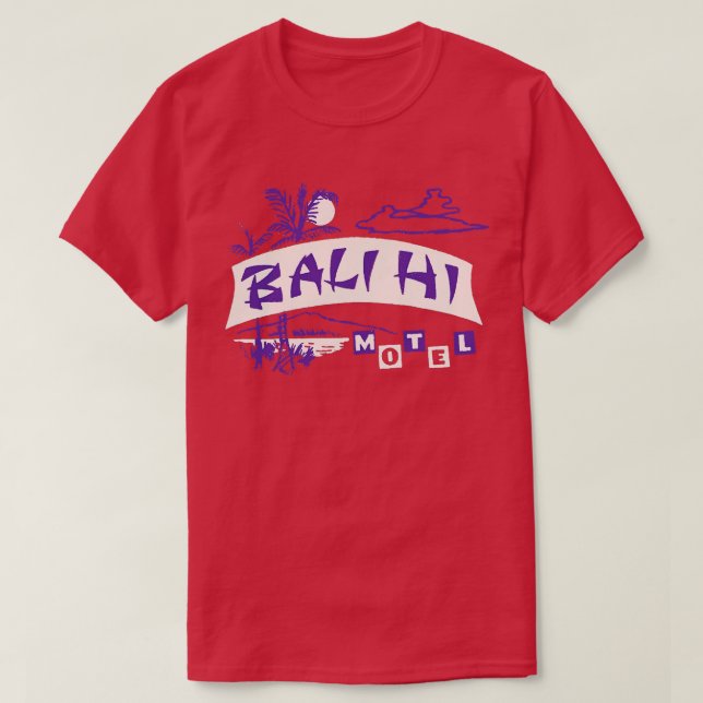 Bali Hi Motel T Shirt (Design framsida)
