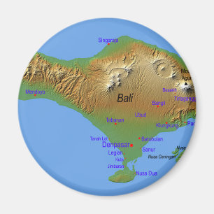 Bali Holliday karta Magnet