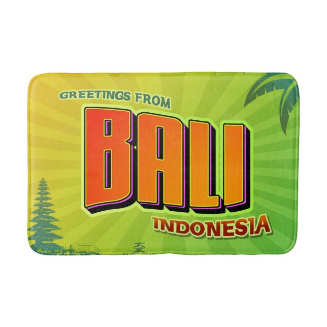 Bali Indonesia Bathroom Mat Badrumsmatta (Framsidan)