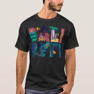 Bali Indonesia Island Ocean Tropical Paradise Holi T Shirt