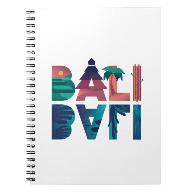 Bali Indonesia Travel Anteckningsbok (Framsidan)