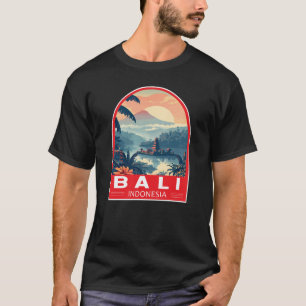 Bali Indonesia Travel Art Vintage T Shirt
