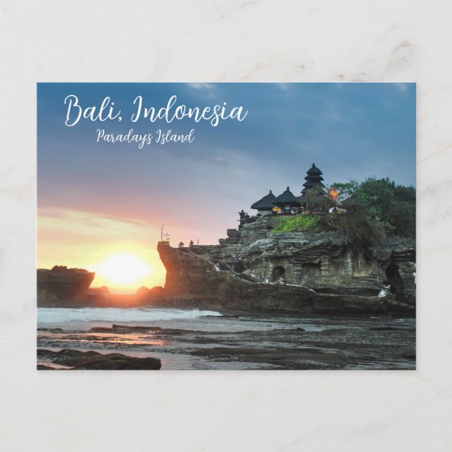 Bali Indonesien Helg Vykort (Framsida)