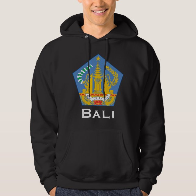 Bali, Indonesien (Lesser Sunda Islands) Hoodie (Framsida)
