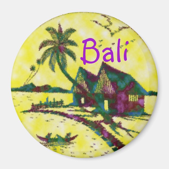 Bali Indonesien Magnet (Framsidan)