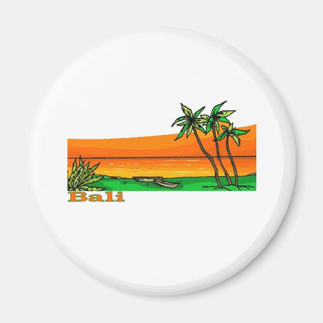 Bali, Indonesien Magnet (Framsidan)